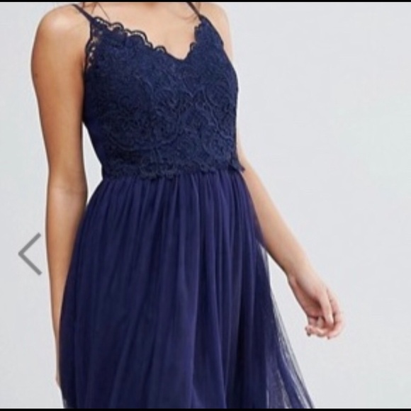 ASOS Little Mistress Midi Tulle Dress - Picture 2 of 5